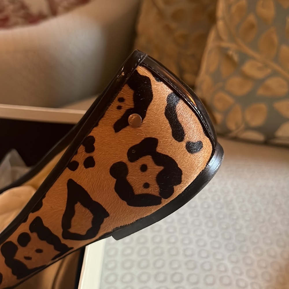 COACH Adorable Ocelot Print Haircalf Ballet Flats - Picture 9 of 12